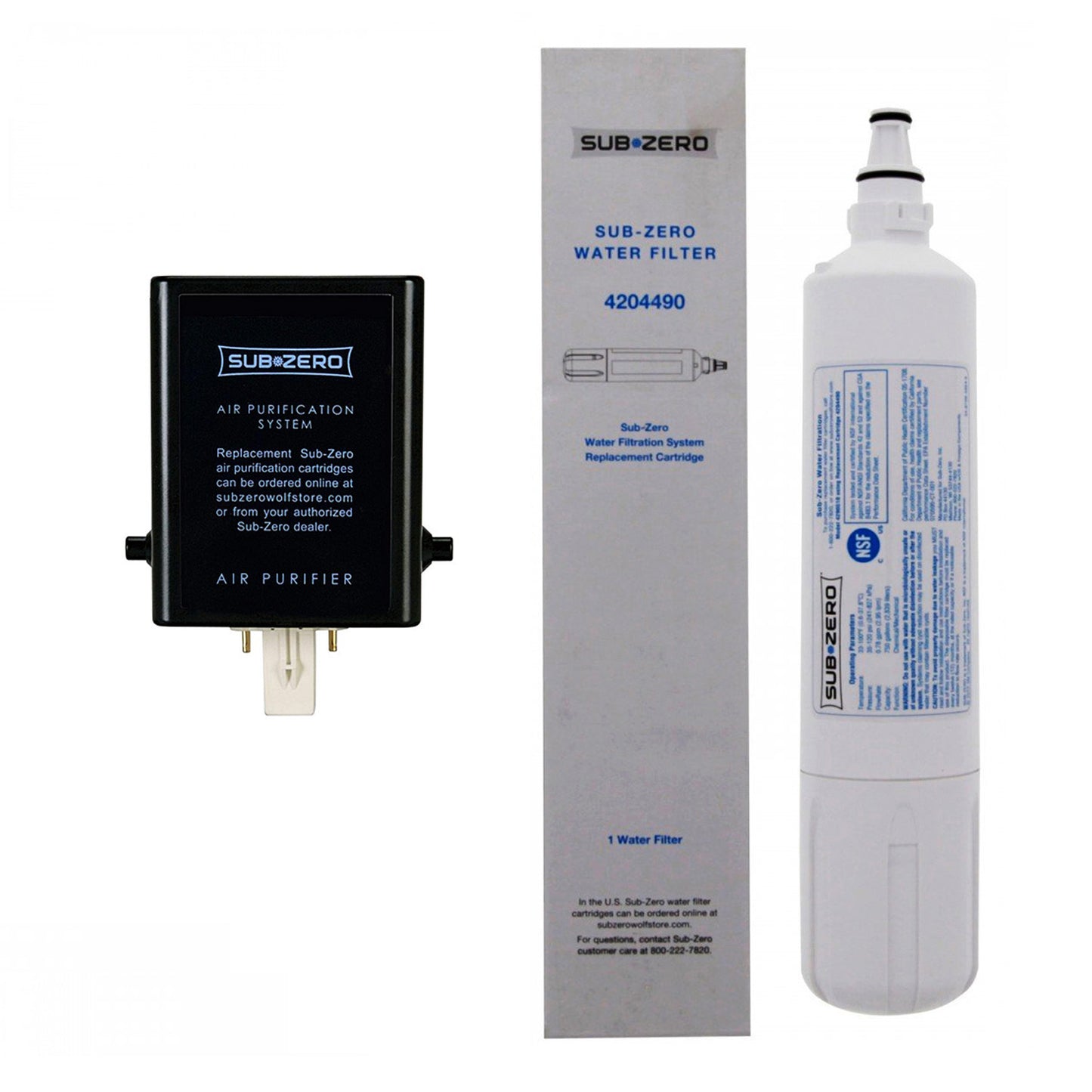 Combo Pack | Sub-Zero Air Cartridge 7042798 and 4204490 Water Filter