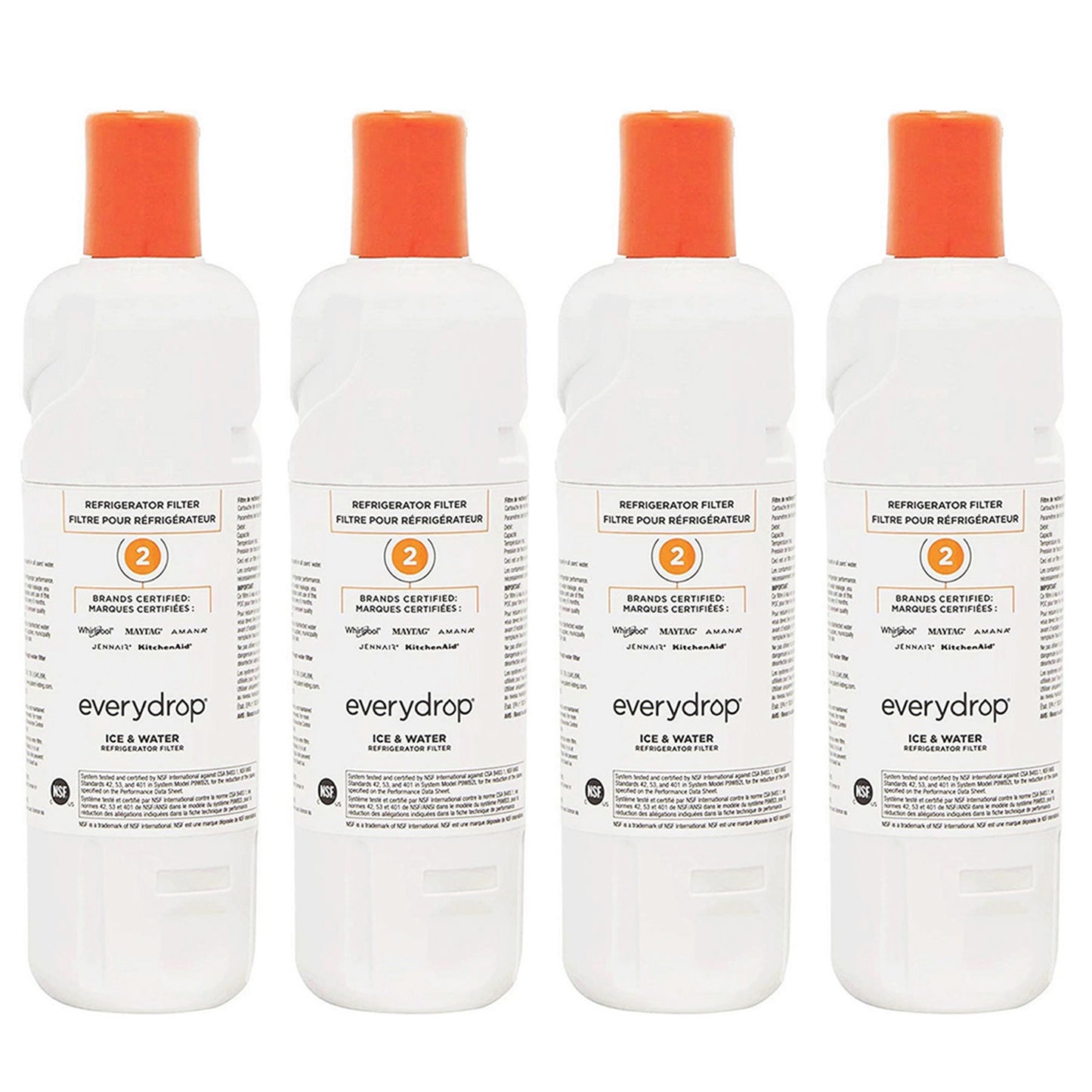 EDR2RXD1 Refrigerator Water Filter 2 - W10413645, 46-9082