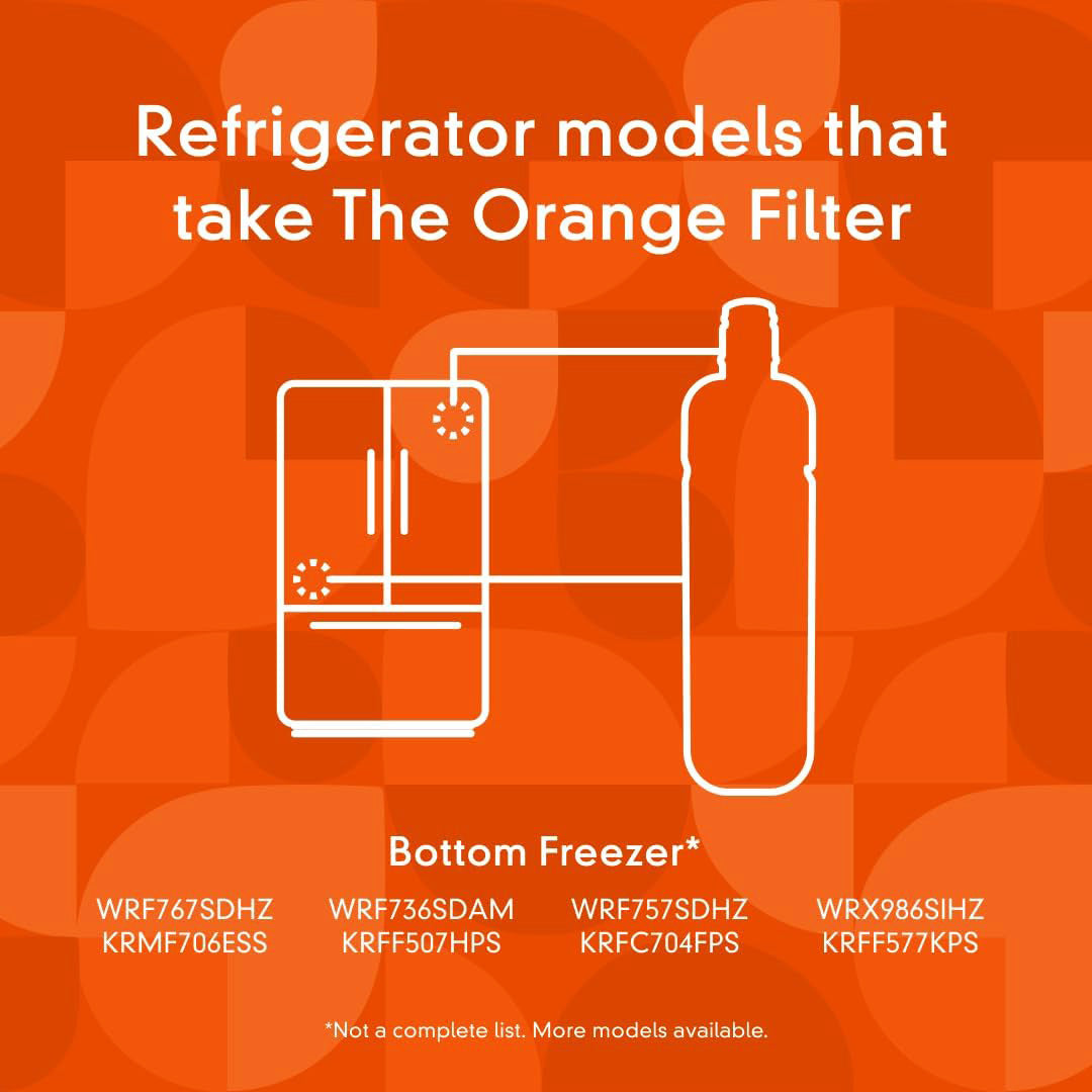EDR2RXD1 Refrigerator Water Filter 2 - W10413645, 46-9082