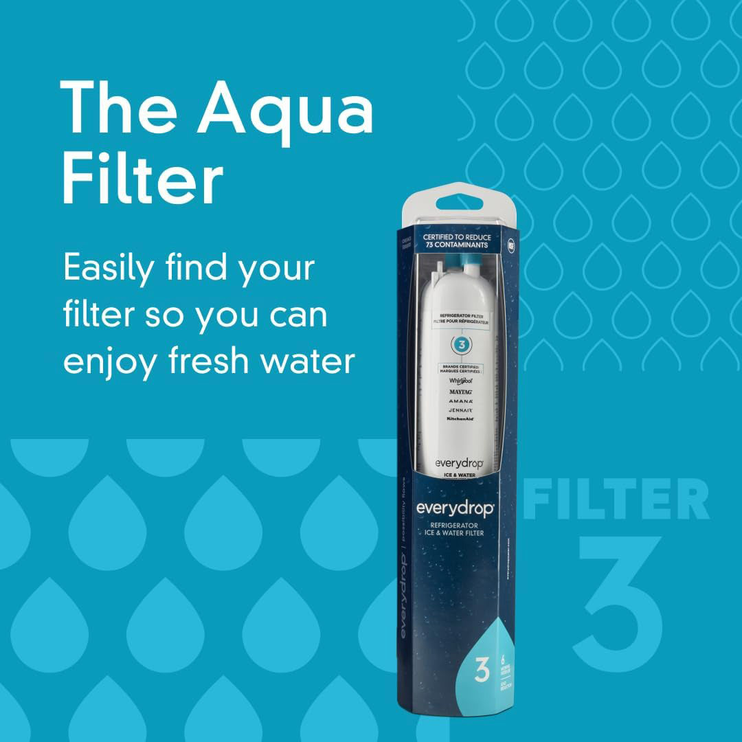 EDR3RXD1 Refrigerator Water Filter 3 - 4396710, 46-9083