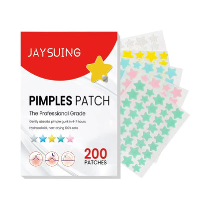 Invisible Hydrocolloid Star Pimple Patches – Overnight Spot Treatment