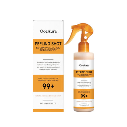 Kojic Acid & Turmeric Exfoliating Spray – Brighten & Glow