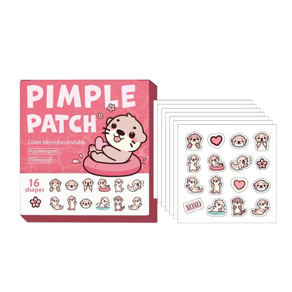 Cute Hydrocolloid Acne Patches – Shrink Pimples Overnight (80PCS)