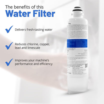 BORPLFTR50 Water Filter Cartridge for Bosch Refrigerators, UltraClarity Pro