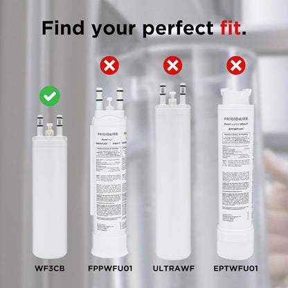WF3CB Puresource3 Refrigerator Water Filter, White